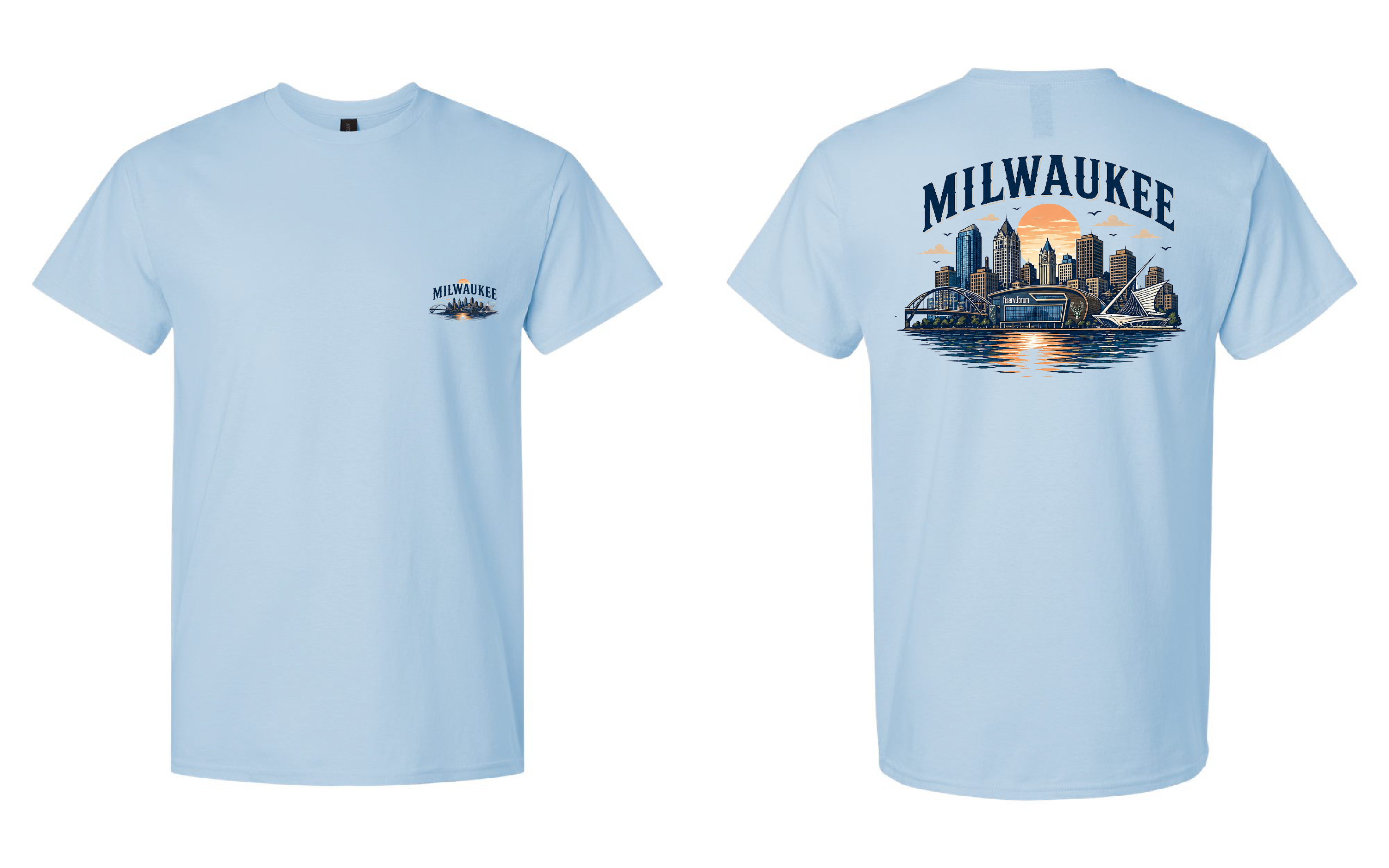 Milwaukee Unisex Lightweight Cotton T-Shirt